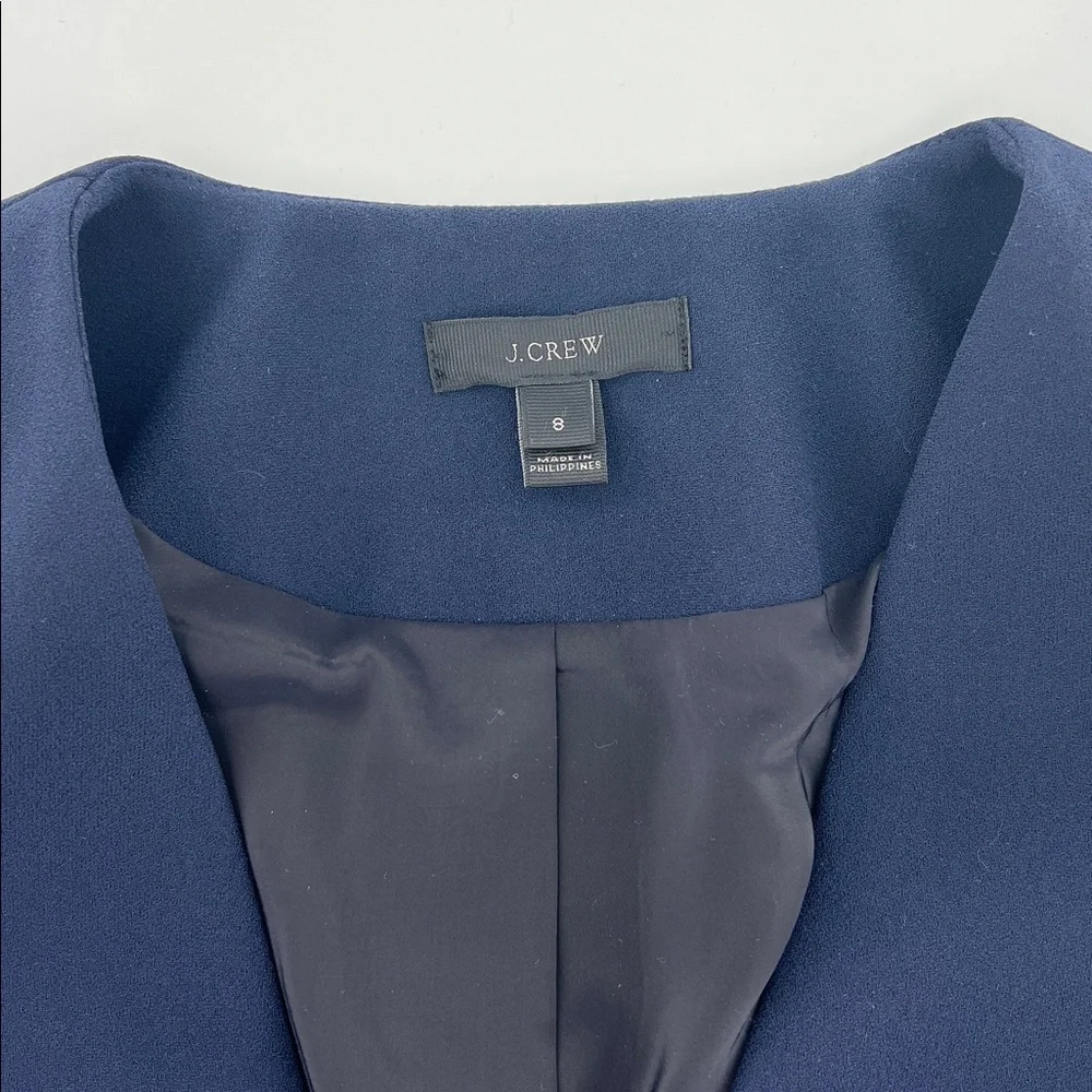 J. Crew Navy French Girl Double-Breasted Blazer